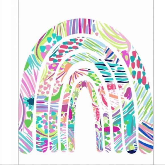 Lilly-Inspired Rainbow Magnet - Picture 2 of 4